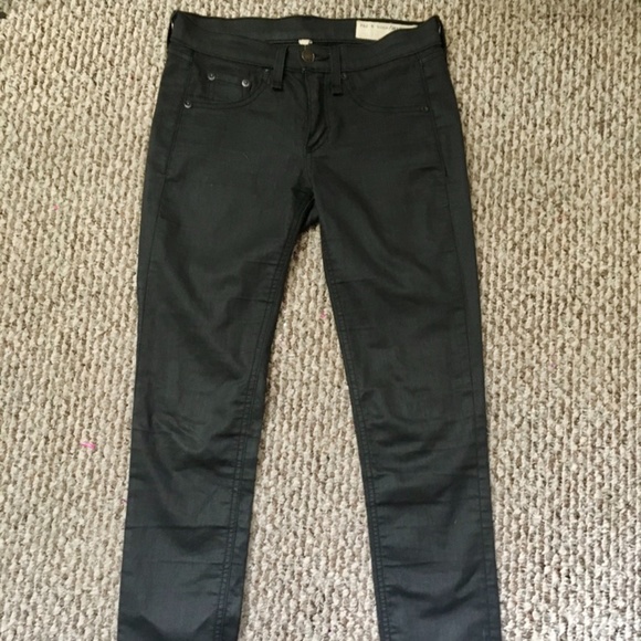 rag & bone Black  Skinny Jeans Sz 25 - Picture 1 of 3